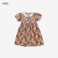 Load image into Gallery viewer, S1902DS-Summer pure cotton short-sleeved floral dress