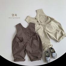 Load image into Gallery viewer, 88030LS-Spring and summer Korean style forest retro thin overalls