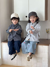 Load image into Gallery viewer, CC260843SE-春秋季純棉條紋長袖襯衫