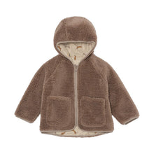 Load image into Gallery viewer, D22871SE-Autumn and winter baby warm plush hooded jacket