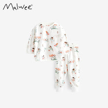 Load image into Gallery viewer, 8747JG-Autumn European and American children's casual round neck fairy long-sleeved top + pants set