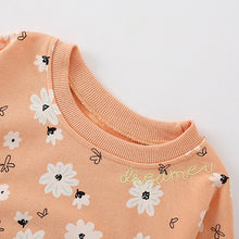 Load image into Gallery viewer, <Taiwan Pavilion> 86103SE-malwee autumn European and American children's floral round neck long-sleeved top