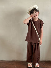 Load image into Gallery viewer, X86019TG-Summer casual loose sleeveless top + trousers set