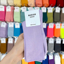 Load image into Gallery viewer, M-1605AC-Korean MARIAN Morandi color long tube socks for adults (5 pairs minimum order, can be mixed colors)