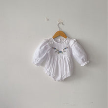 Load image into Gallery viewer, Y9379LS-Exquisite flower embroidery flying sleeves princess jumpsuit