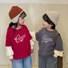 Load image into Gallery viewer, Q83013SE- Spring and Autumn Children's Fake Two-Piece Long-Sleeved Top