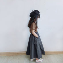 Load image into Gallery viewer, 201PCW-Spring and summer Japanese and Korean parent-child leisure workwear style long skirt