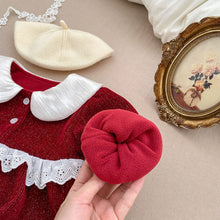 Load image into Gallery viewer, H10353LS-Winter Plus Velvet New Year Greetings Lapel Pullover