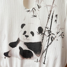 Load image into Gallery viewer, 2402306LS-Summer Chinese style buttoned panda triangle bodysuit