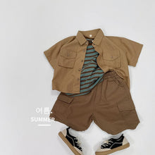 Load image into Gallery viewer, 1209PA-Japanese and Korean summer thin cotton workwear style six-point shorts