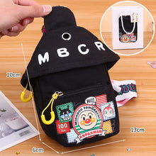 Load image into Gallery viewer, 82603AC-Cartoon bread canvas crossbody bag