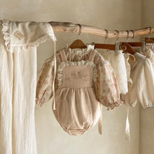 Load image into Gallery viewer, Y9404LS-Spring and Autumn Baby Embroidered Lace Sling Jumpsuit