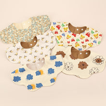 Load image into Gallery viewer, 20501AC-Korean style pure cotton double-sided bib