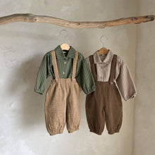 Load image into Gallery viewer, Y5402PA-Spring Men's and Women's Cotton and Linen Bib Bloomers