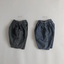 Load image into Gallery viewer, 1041PA-Summer Korean loose washed soft denim shorts