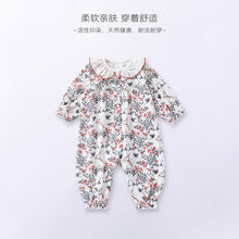 Load image into Gallery viewer, <Taiwan Pavilion> D23256LS-Autumn doll collar cotton forest long-sleeved romper (without hat)
