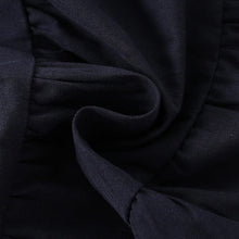 Load image into Gallery viewer, A2429DS-Summer European and American children's pure black casual short-sleeved dress