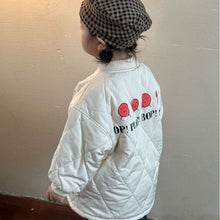 Load image into Gallery viewer, D83119SE-Winter smiley face print plus velvet thick warm short jacket
