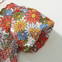 Load image into Gallery viewer, S1902DS-Summer pure cotton short-sleeved floral dress