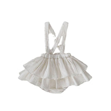Load image into Gallery viewer, H10089DS-Spring Korean version solid color versatile ruffled suspenders wrapped cake skirt
