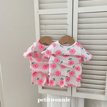 Load image into Gallery viewer, 6185TG-Korean Summer Flower Girl Baby Home Set
