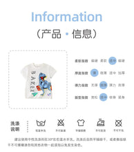 Load image into Gallery viewer, 9251SE-Summer European and American children's casual dinosaur round neck short-sleeved top