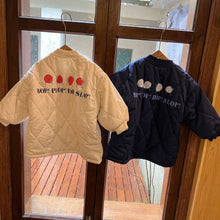 Load image into Gallery viewer, D83119SE-Winter smiley face print plus velvet thick warm short jacket
