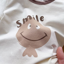 Load image into Gallery viewer, 2402641LS-Summer thin Korean style funny cartoon climbing clothes