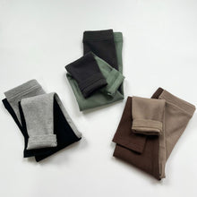 Load image into Gallery viewer, BB-2316PA-Autumn and winter Japanese style color matching leggings for middle and large children