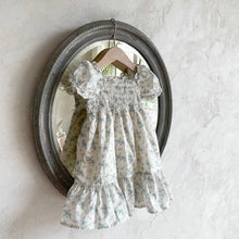 Load image into Gallery viewer, Y6315DS-Summer small fresh bubble sleeve floral pleated dress