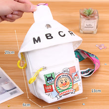 Load image into Gallery viewer, 82603AC-Cartoon bread canvas crossbody bag