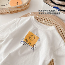 Load image into Gallery viewer, CY175SE-Autumn 0-6 years old smiley face print long-sleeved top