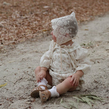 Load image into Gallery viewer, Y5310LS-Baby sweet floral padded overalls