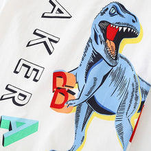 Load image into Gallery viewer, 9251SE-Summer European and American children's casual dinosaur round neck short-sleeved top