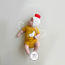 Load image into Gallery viewer, 71719LS- Spring and Summer Chicken Shaped Bodysuit + Hat