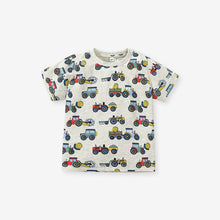 Load image into Gallery viewer, 60043SE-Summer pure cotton cartoon full print short-sleeved top