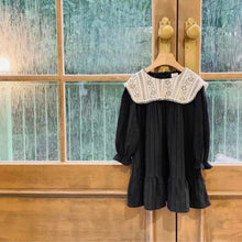 Load image into Gallery viewer, Y6307DS-Spring Girls Lace Large Lapel Princess Dress