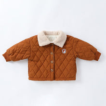 Load image into Gallery viewer, D23379TG-Winter baby boy and girl quilted jacket + pants two-piece set