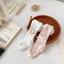 將圖片載入圖庫檢視器 W020AC-夏日褲蝴蝶結網眼褲襪