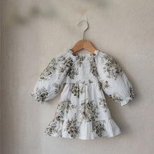 Load image into Gallery viewer, Y6335DS-Autumn retro big flower lantern long-sleeved dress