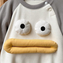 Load image into Gallery viewer, 2401230LS-Big Mouth Cartoon 3D Decorative Baby Jumpsuit
