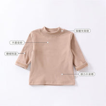 Load image into Gallery viewer, D23340SE-Baby long-sleeved half-high collar thermal underwear