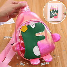 Load image into Gallery viewer, 82601AC- Korean cartoon little dinosaur crossbody canvas bag