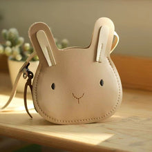Load image into Gallery viewer, 02105AC- Korean cute children's bag PU cartoon animal with clip crossbody shoulder bag