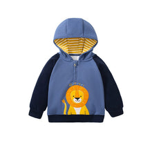 Load image into Gallery viewer, HC1105SE-Little maven autumn and winter children's pullover plus velvet warm jacket