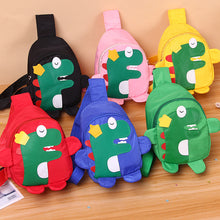 Load image into Gallery viewer, 82601AC- Korean cartoon little dinosaur crossbody canvas bag