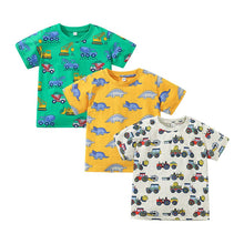 Load image into Gallery viewer, 60043SE-Summer pure cotton cartoon full print short-sleeved top