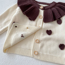 將圖片載入圖庫檢視器 86142SE-秋季韓版荷葉矮新針織外套&針織吊帶包屁