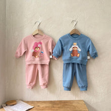 Load image into Gallery viewer, Y8403TG-Spring cartoon print children's sweatshirt and trousers suit