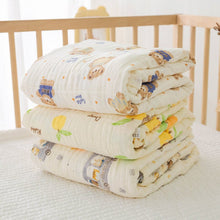 Load image into Gallery viewer, 2076AC-Cartoon Printed Baby Gauze Newborn Soft Absorbent Blanket Bath Towel